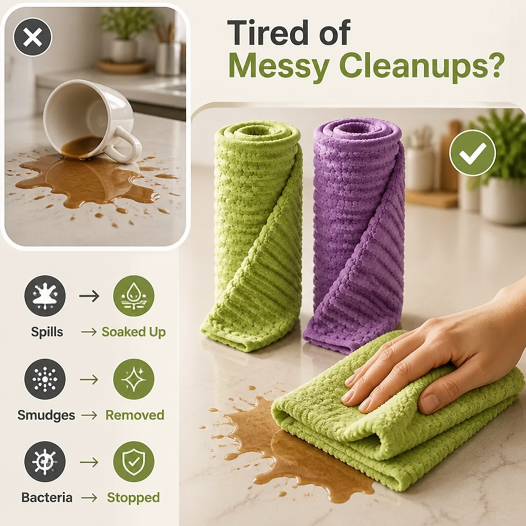 CleanSwipe™ — Effortless Everyday Cleaning with Less Mess