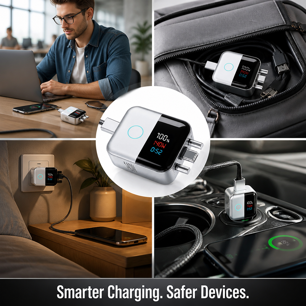 ChargeSync™ — Smart Wireless Charging Hub
