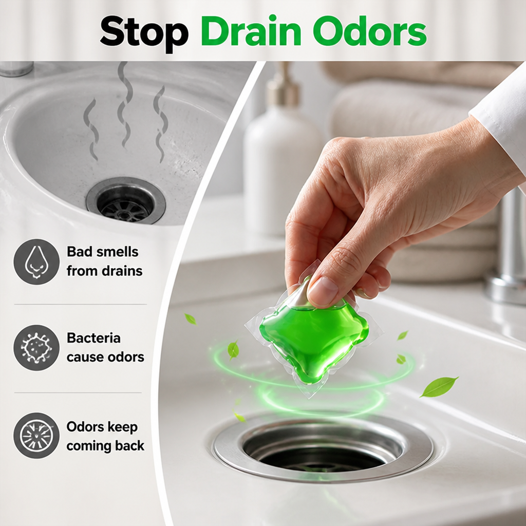 FreshFlow™ — Drain Cleaning Pods