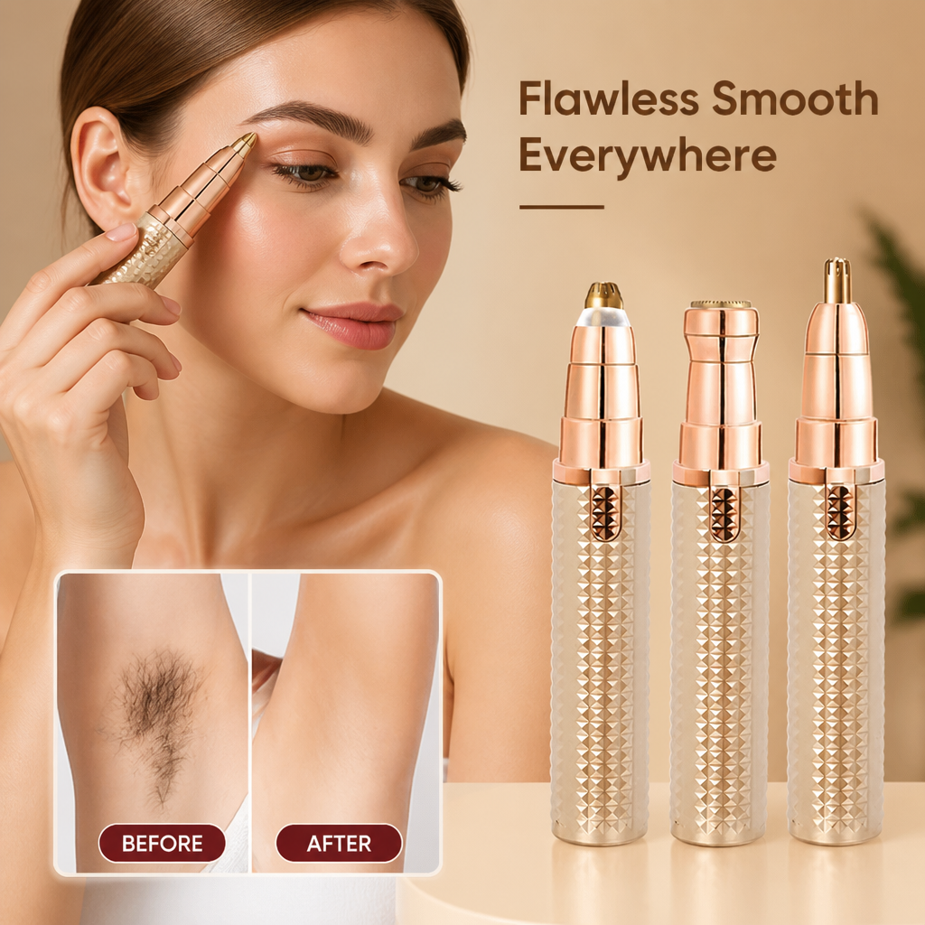 PureEdge™ Precision Brow & Face Trimmer — Pain-Free Grooming