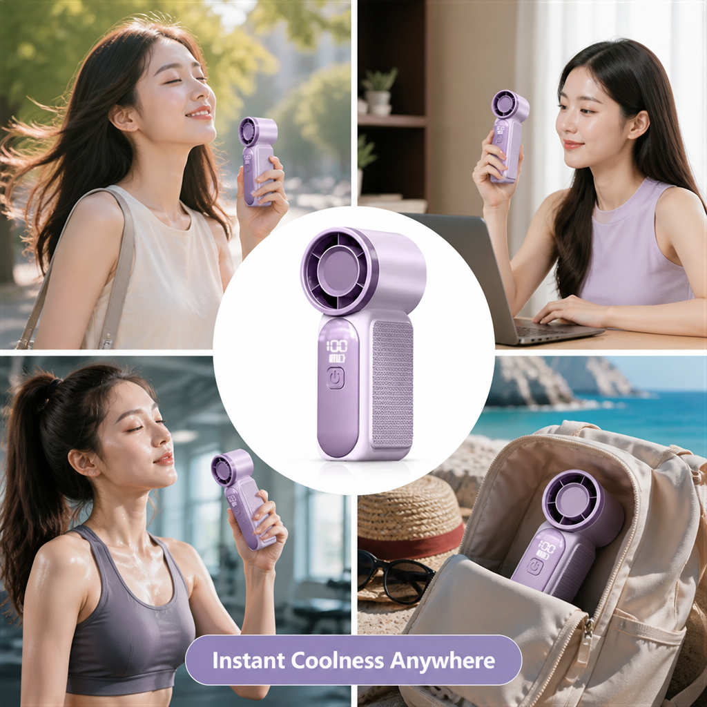 BreezeGo™ — Portable Mini Fan