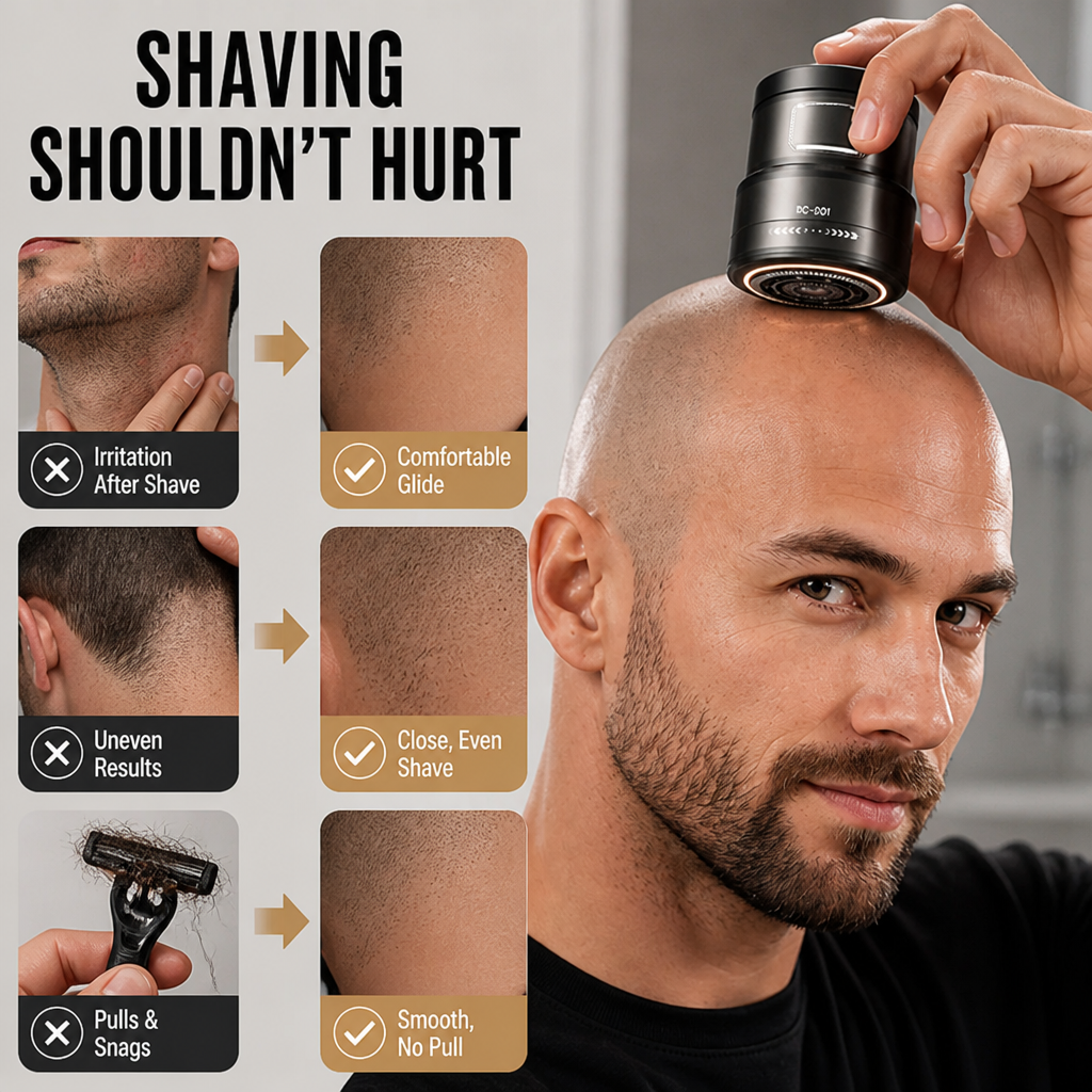 ShaveSure™ — Precision Bald Head Shaver