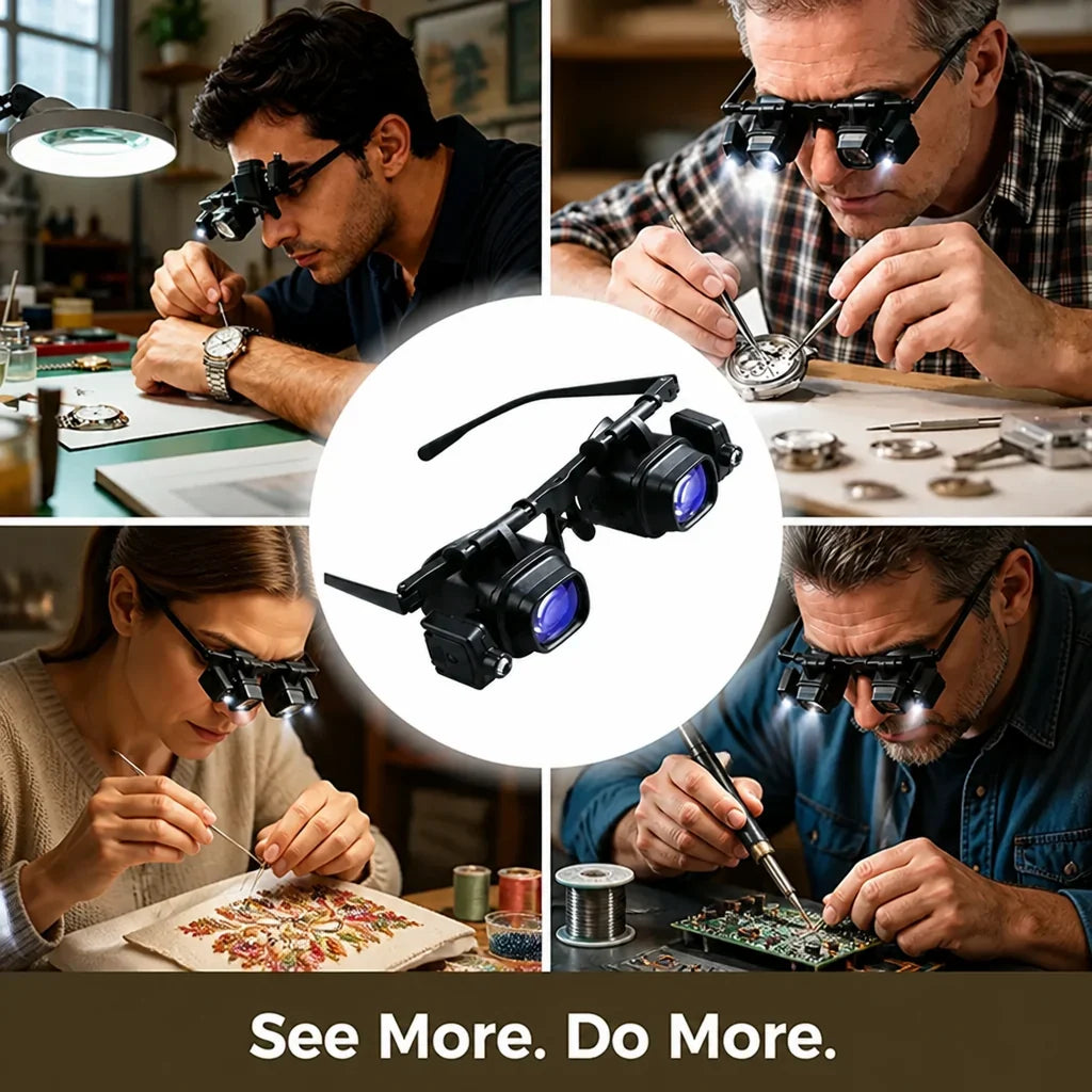 MagnifyMax™ — Multi-Lens Precision Magnifier Set