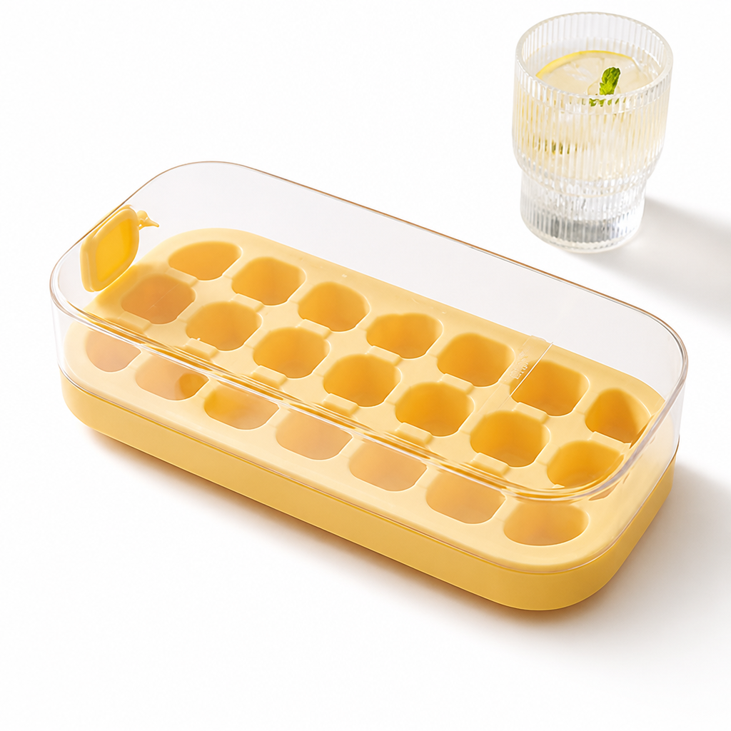 IcePop™ Press-Type Ice Cube Tray — Mess-Free Ice