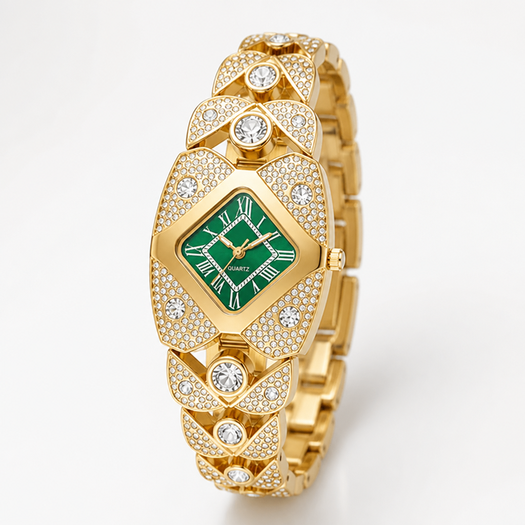 Aurelia™ Quartz Bracelet Watch — Timeless Sparkle