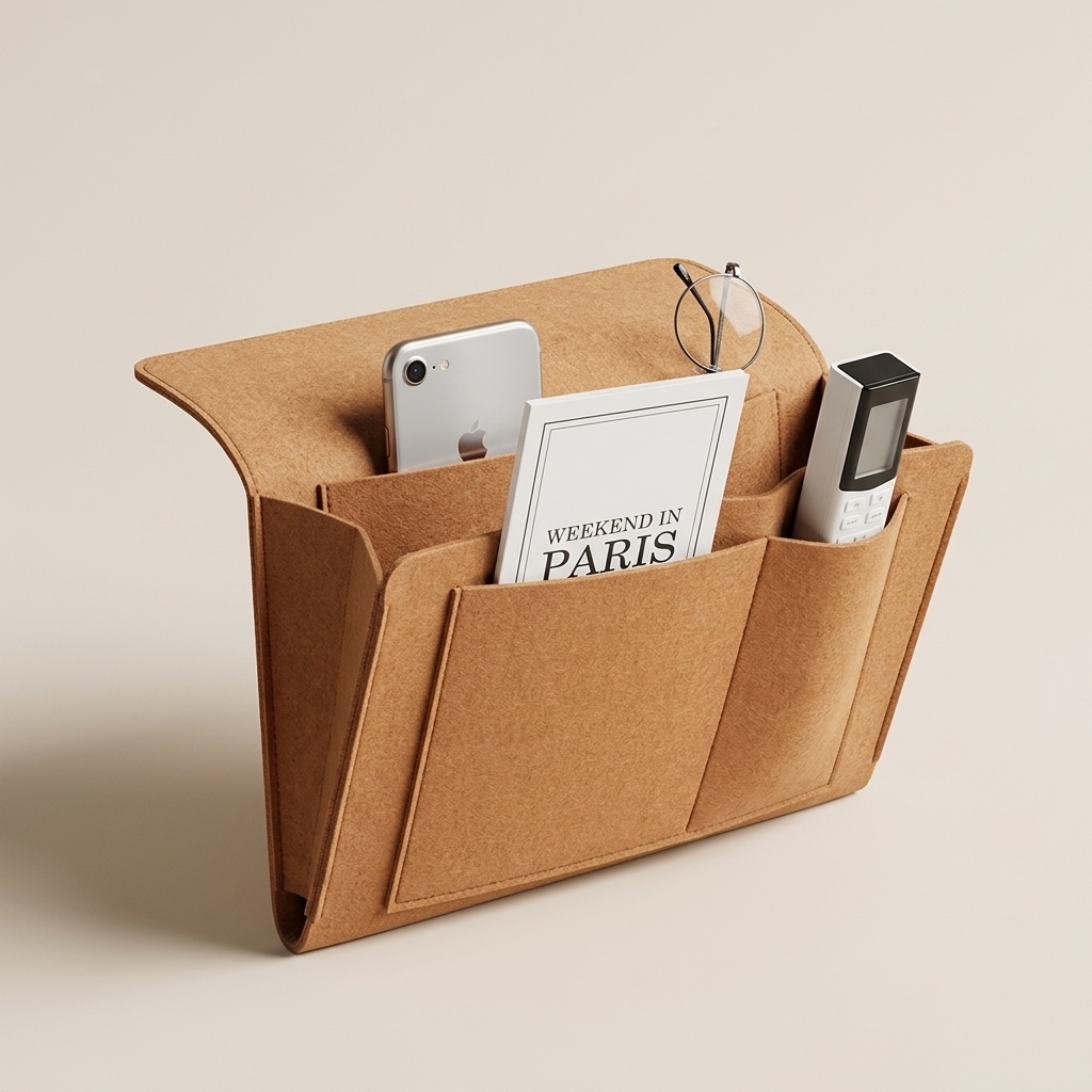 BedCaddy™ — Convenient Bedside Organizer