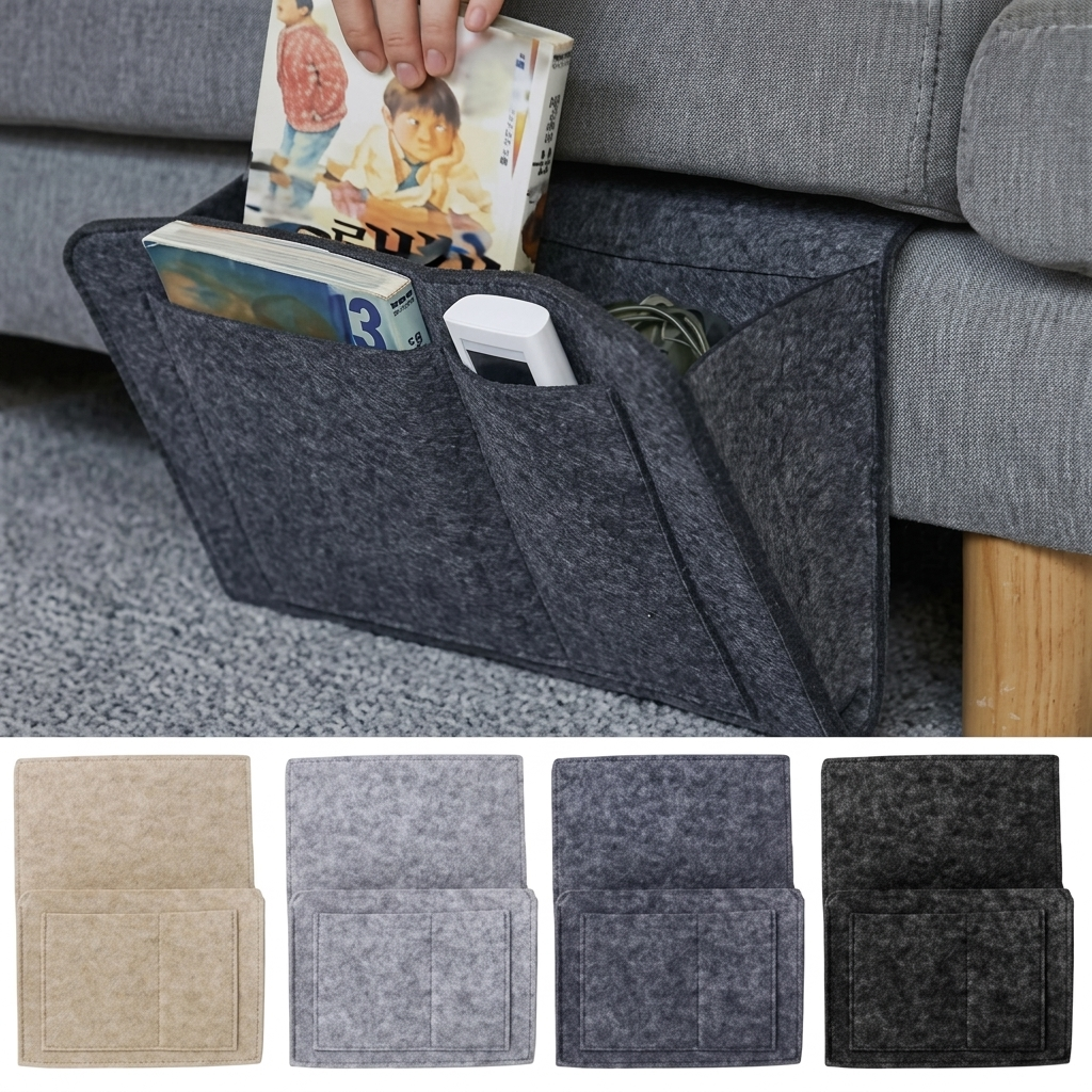 BedCaddy™ — Convenient Bedside Organizer