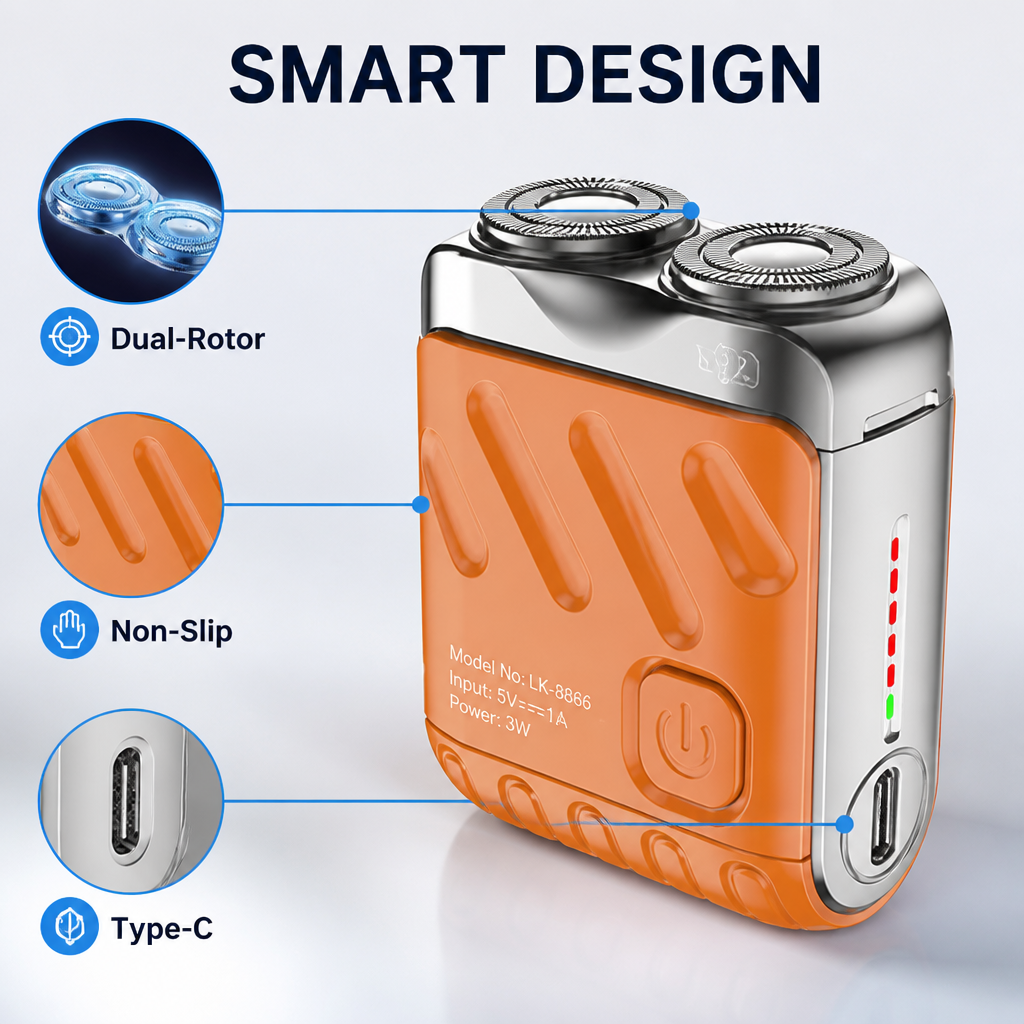SilkGlide™ Wet & Dry Electric Shaver — Smooth Skin Anywhere