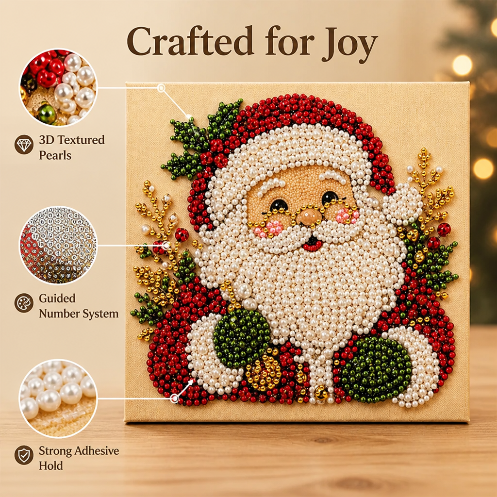 MerryMosaic™ — Turn Simple Pieces Into a Festive Santa Masterpiece