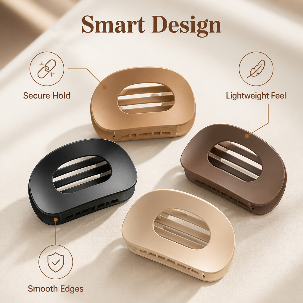 ClawEase™ — Effortless Everyday Hair Styling with a Secure Hold
