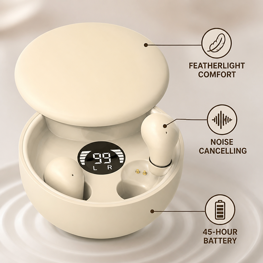 DreamPod™ — A Calming Bedside Companion for Restful Nights