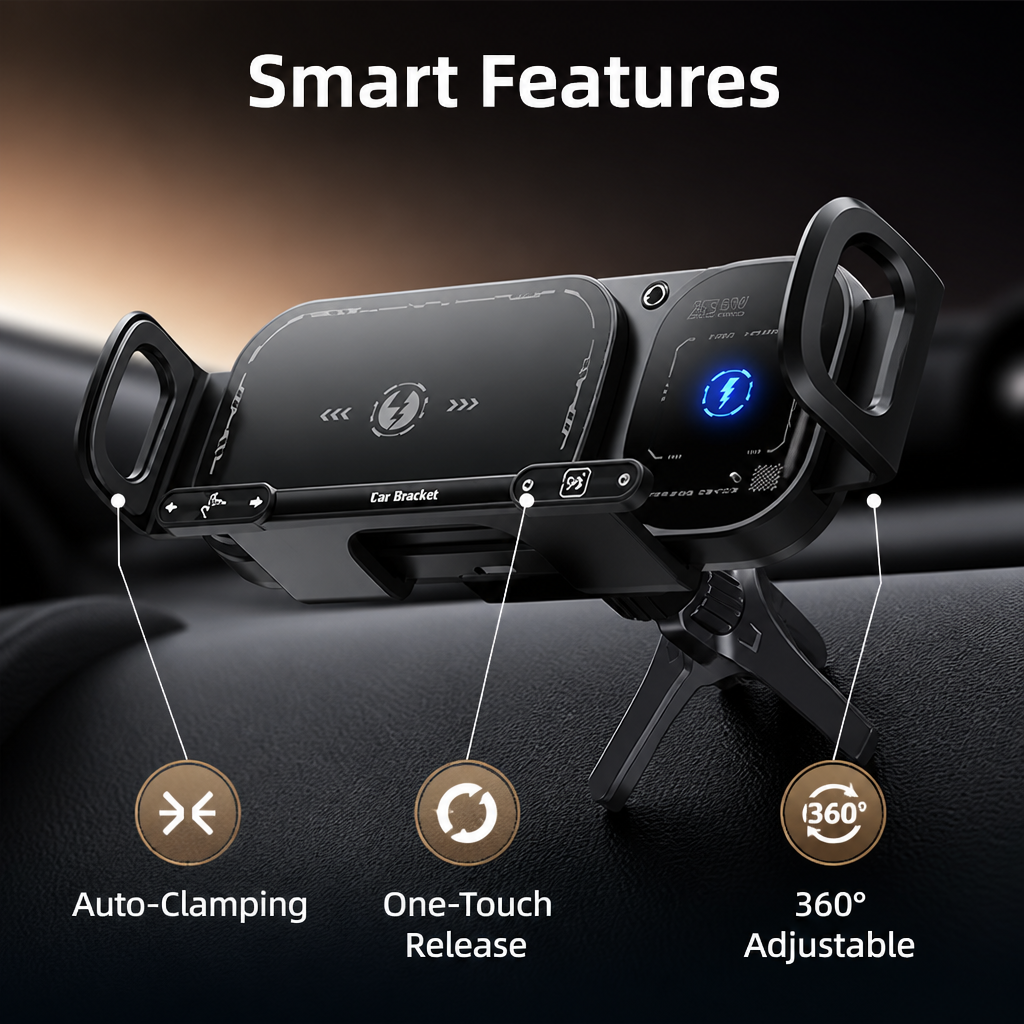 AutoDock™ — Secure Your Phone and Power Up on the Road