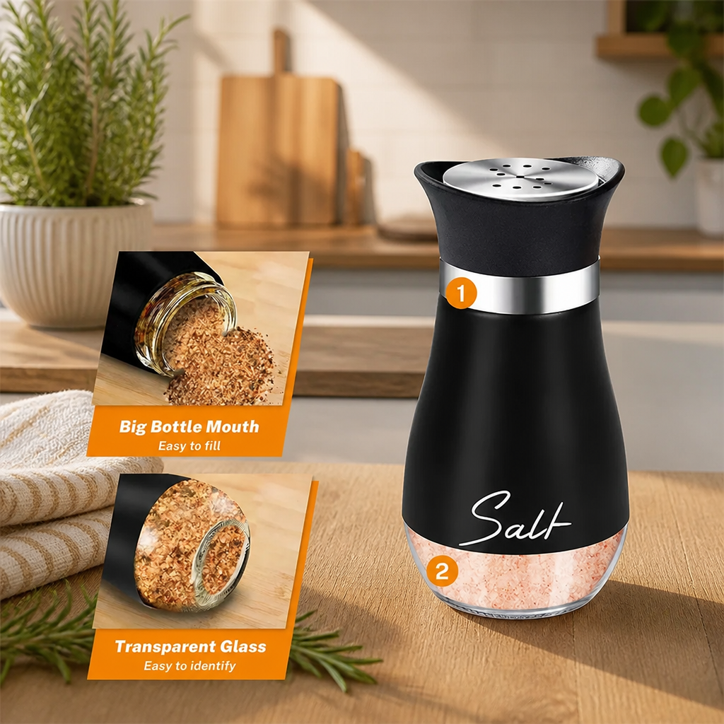 SpiceMate™ — Automatic Seasoning Grinder Duo