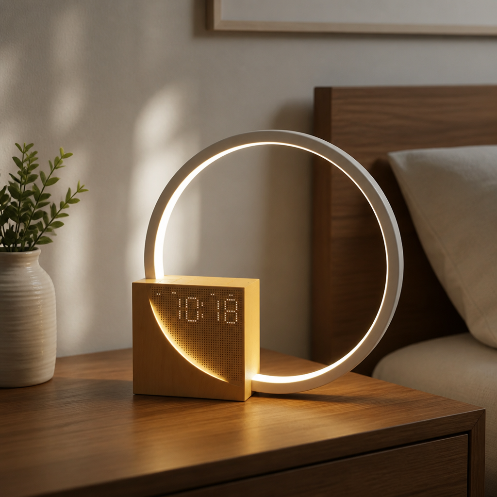 AuraClock™ — Wake Up with Style and Light