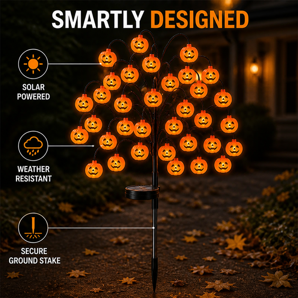 HauntGlow™ — Halloween Pumpkin Yard Lighting Set