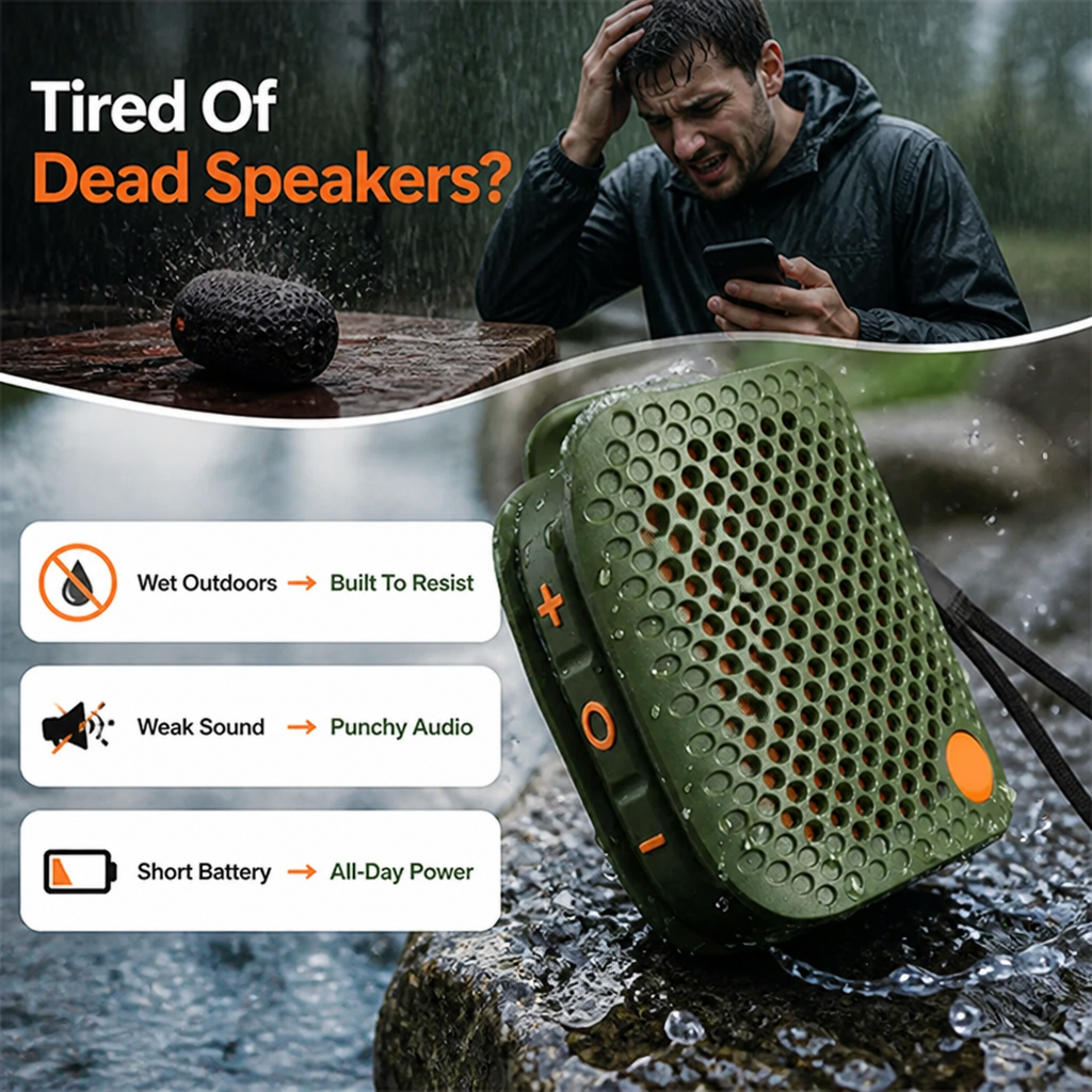 SoundRove™ Waterproof Bluetooth Speaker — Big Sound Anywhere