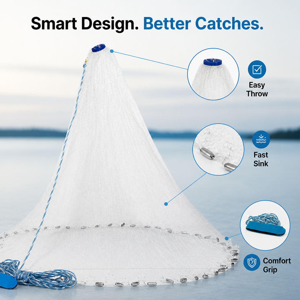 CastPro™ — Bigger Nets, Better Catches