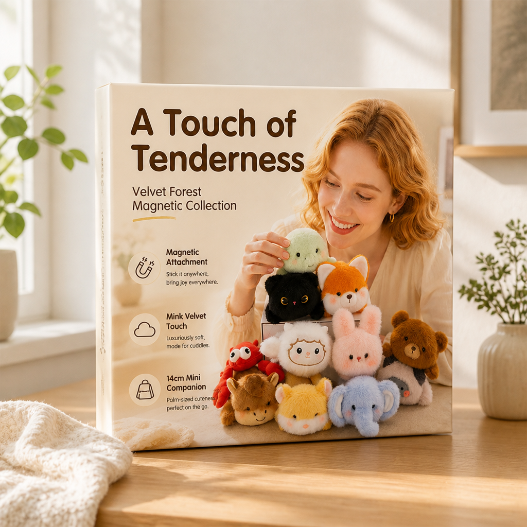 CozyPal™ — Soft Plush Bag & Laptop Buddy