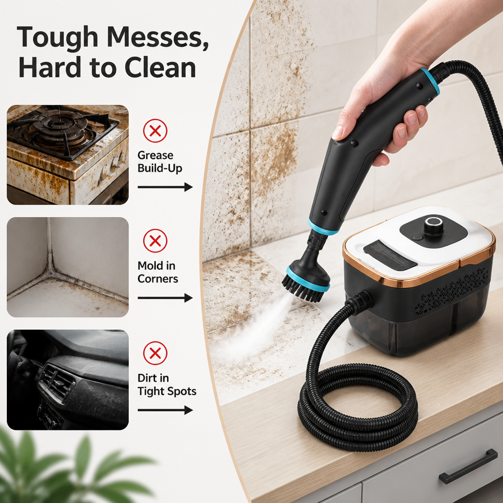 SteamForce™ — Portable Steam Cleaner