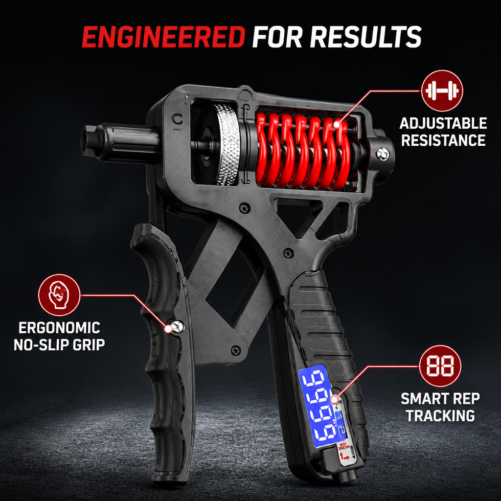 GripCore™ — Progressive Hand Strength Trainer