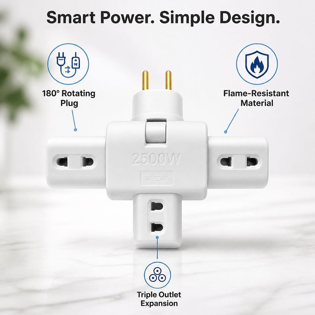 PowerLink™ — 3-Port Wall Power Adapter