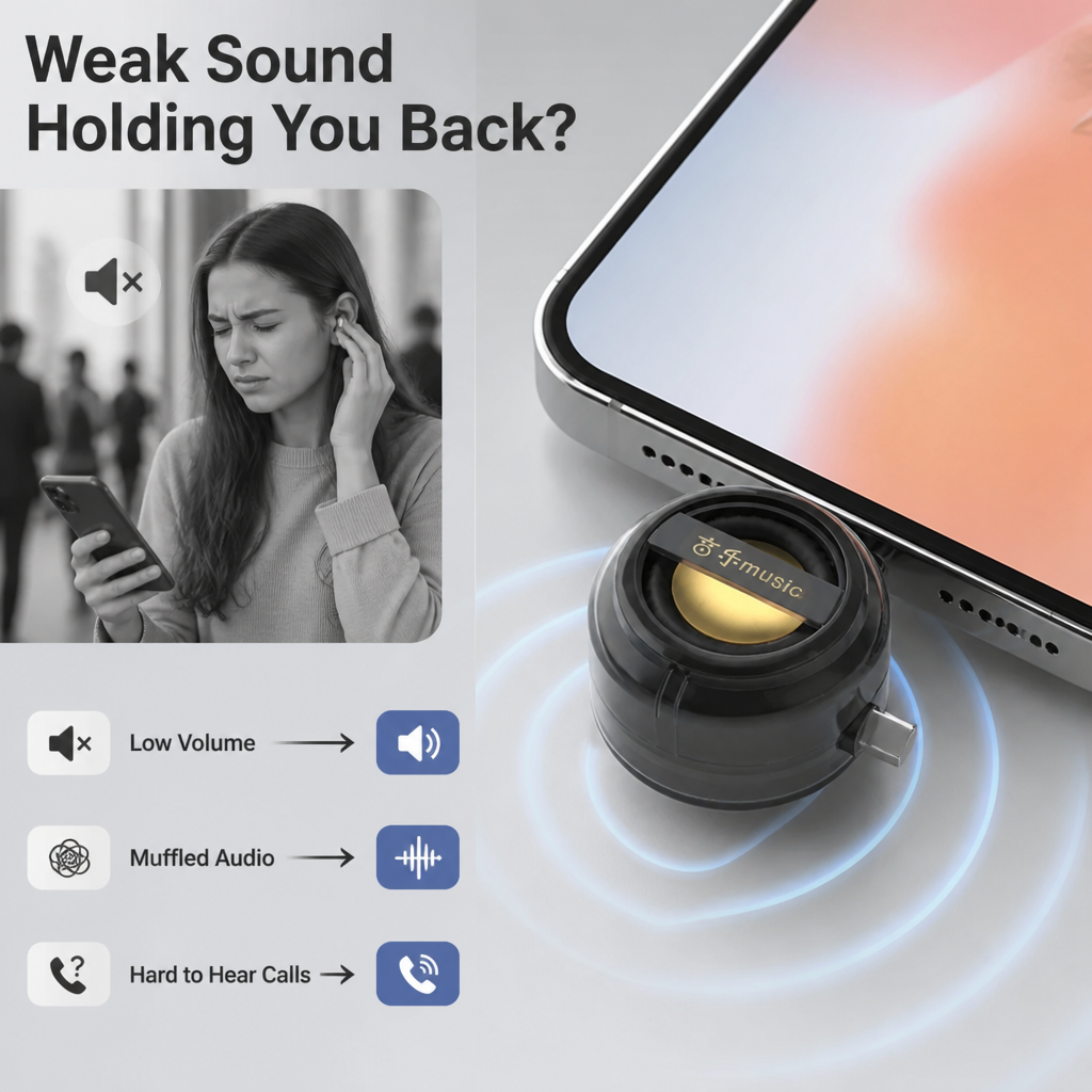 AudioLift™ — Portable Phone Sound Amplifier