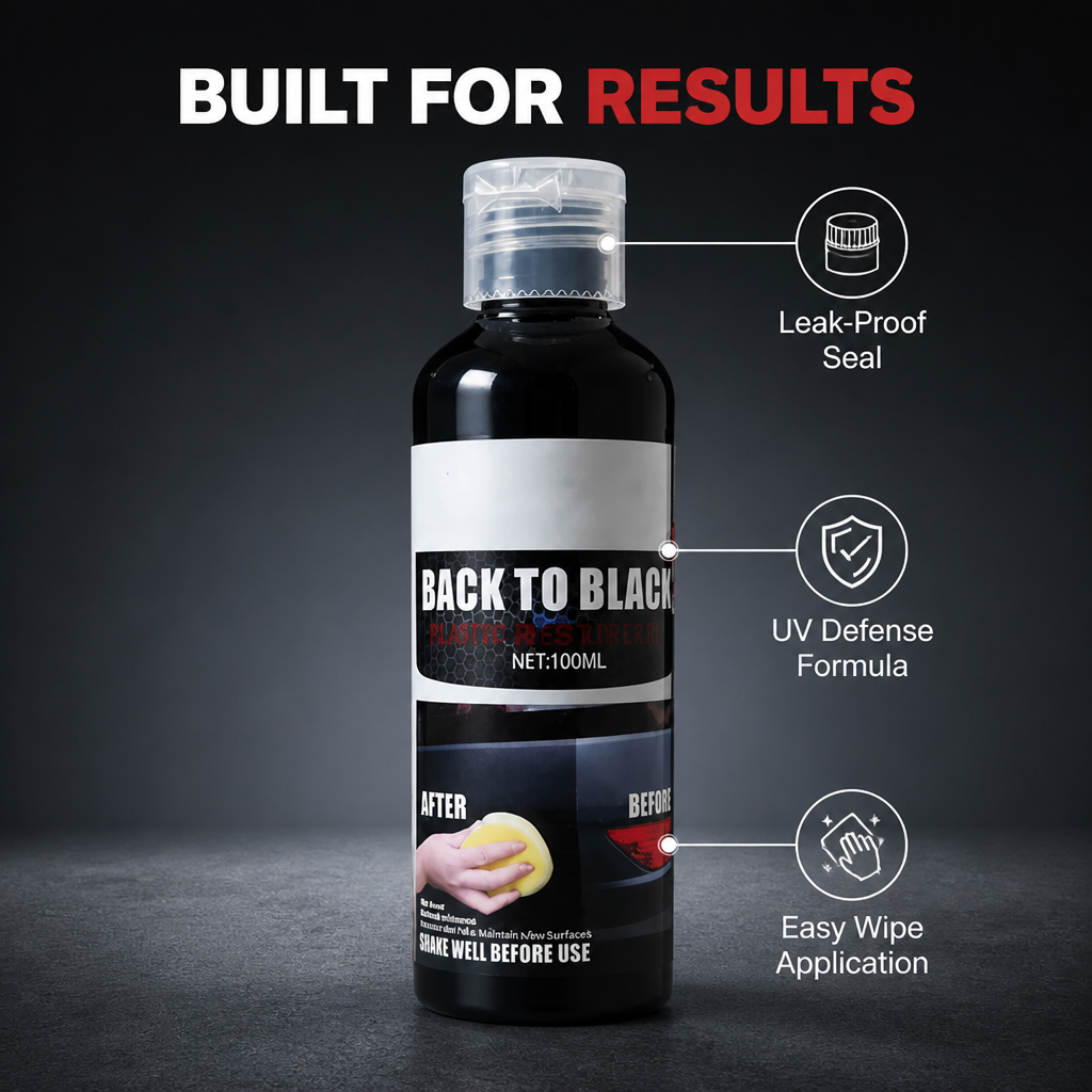 TrimRenew™ Black Trim Restorer — Showroom-Ready Shine