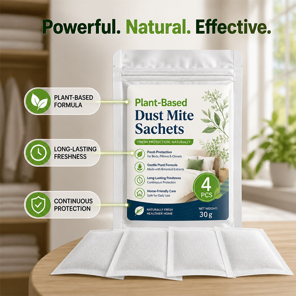 PureBreathe™ — Natural Dust Mite Control Sachets