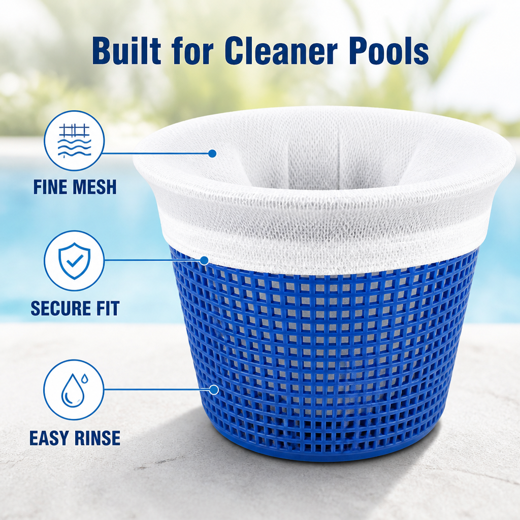PoolGuard™ — Universal Pool Skimmer Filter Basket