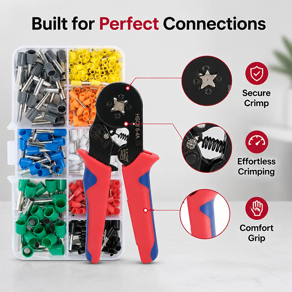 WireGrip™ — Heavy-Duty Electrical Wire Connector Crimping Tool