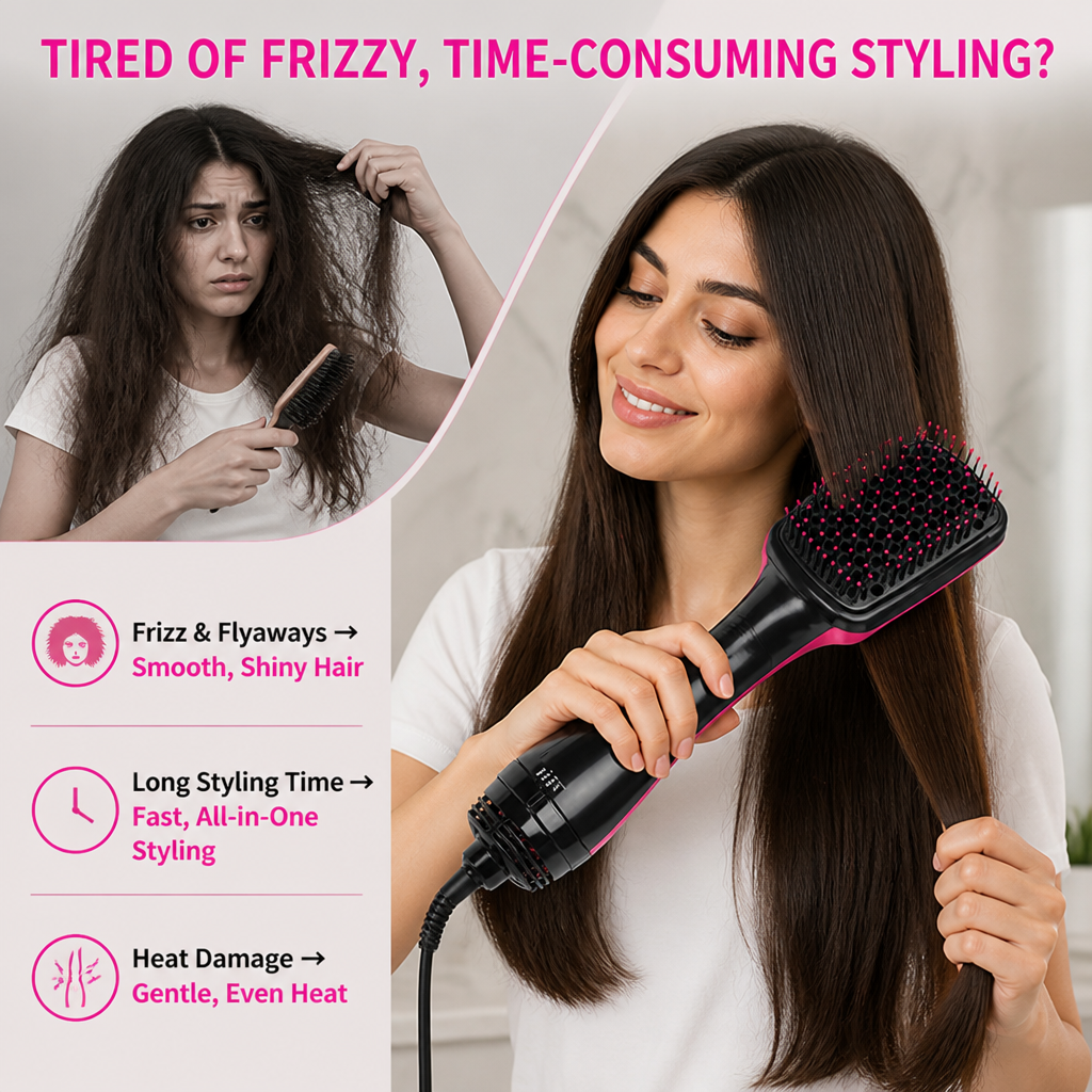 ShineBrush™ — Anti-Frizz-Haarbürste