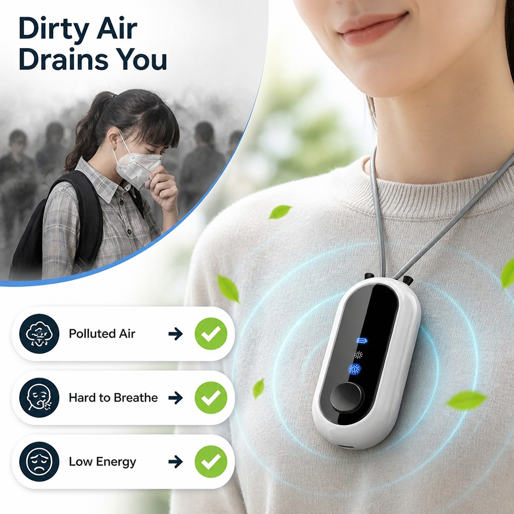 AirPure™ Portable Air Purifier — Fresh Air Anywhere