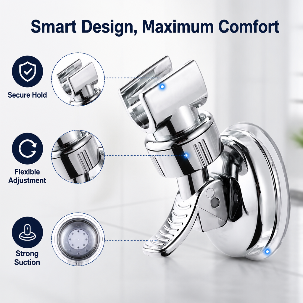 AngleFlow™ — Flexible Shower Head Adapter