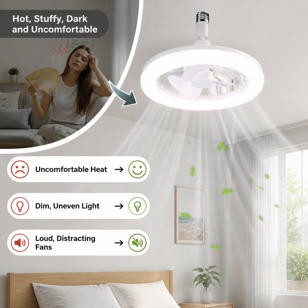 Breezelle™ — LED Fan Light Fixture