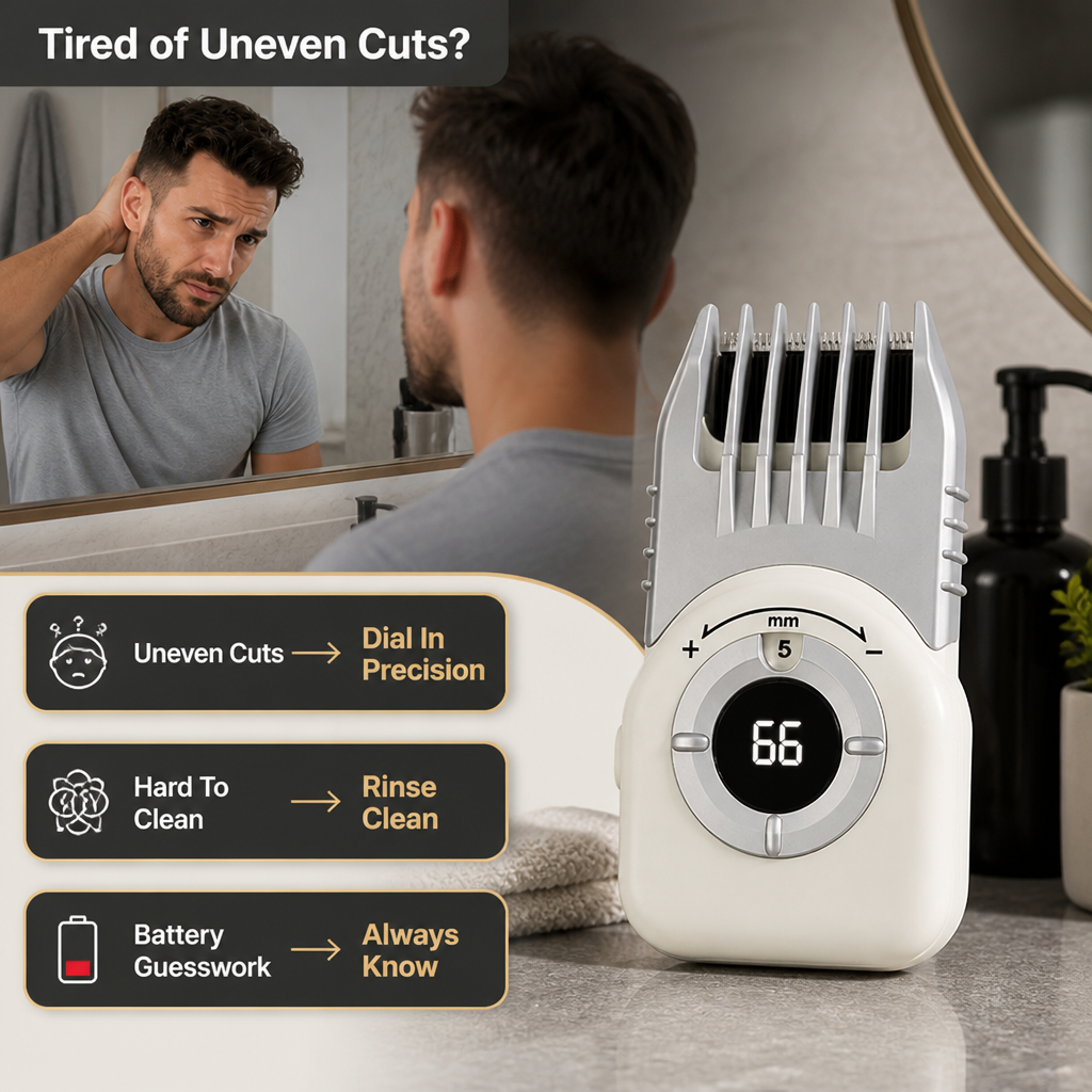TrimPro™ — Adjustable Precision Hair Clipper