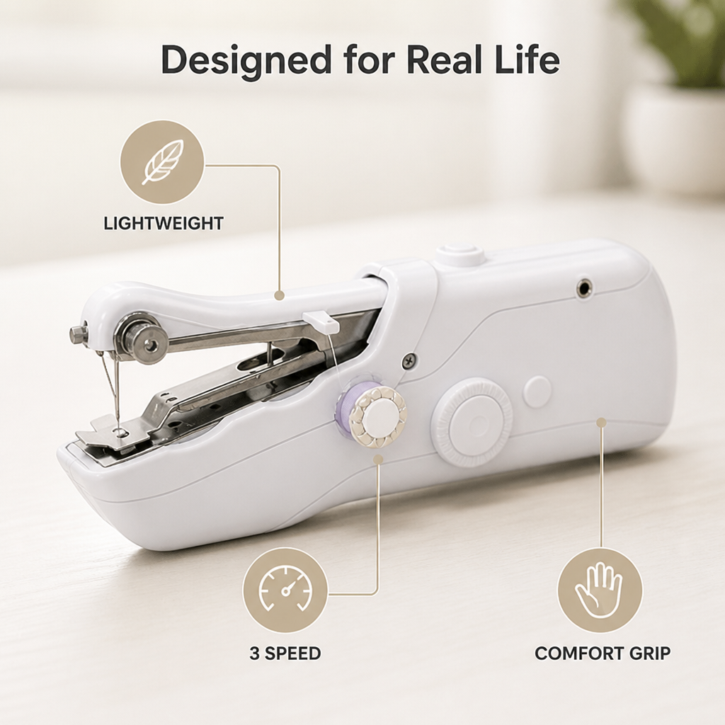SewQuick™ — Handy Portable Sewing Machine