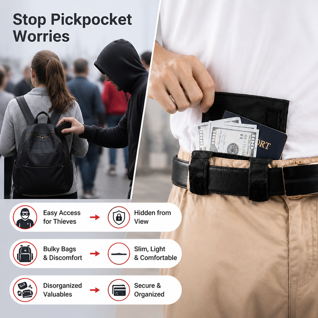TravelShield™ — Smart, Discreet Storage for Every Trip
