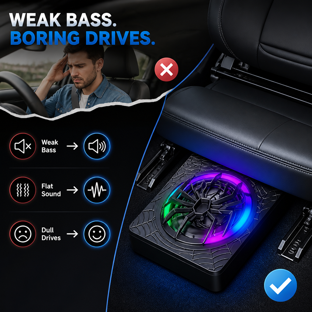 BassBoost™ — Powerful Car Subwoofer