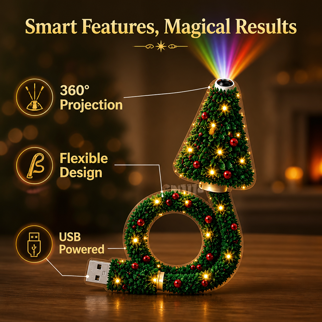 TwinkleTree™ — Festive LED Christmas Tree Lamp