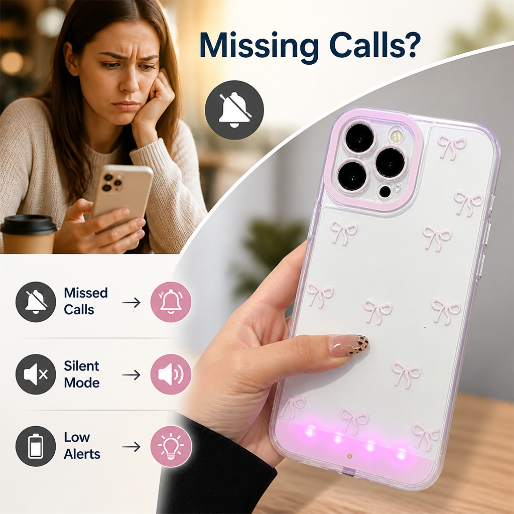 GlowCase™ — LED Light-Up Phone Case