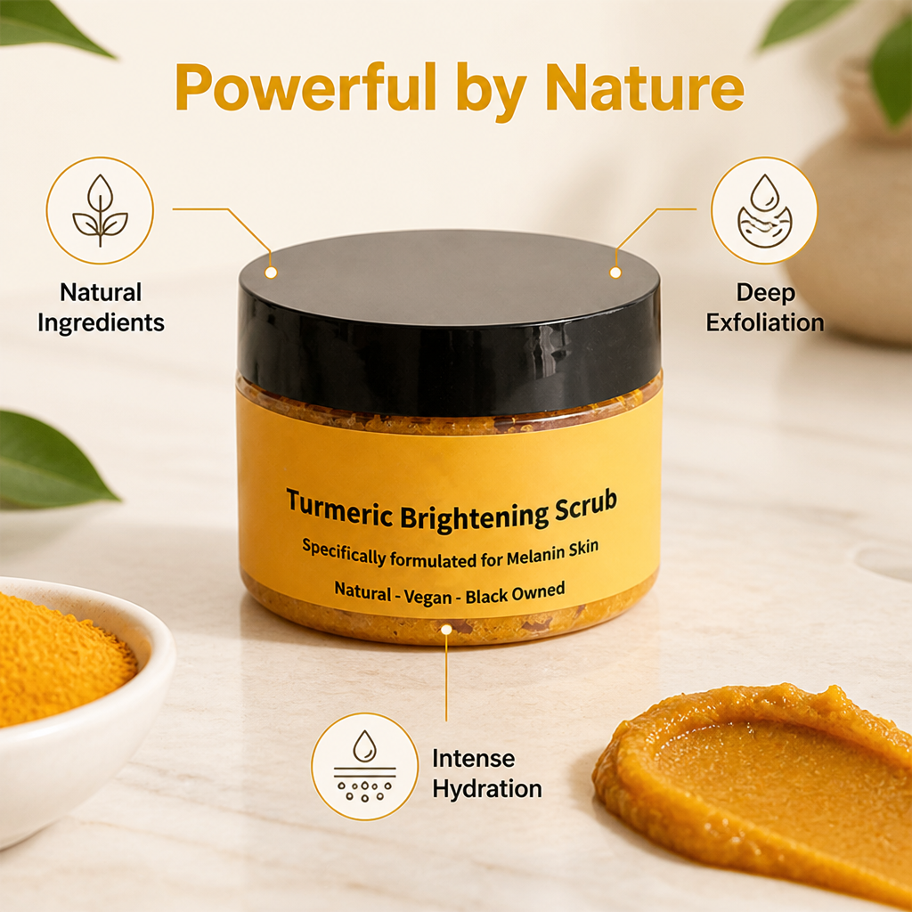 GlowTan™ — Turmeric Brightening Body Scrub