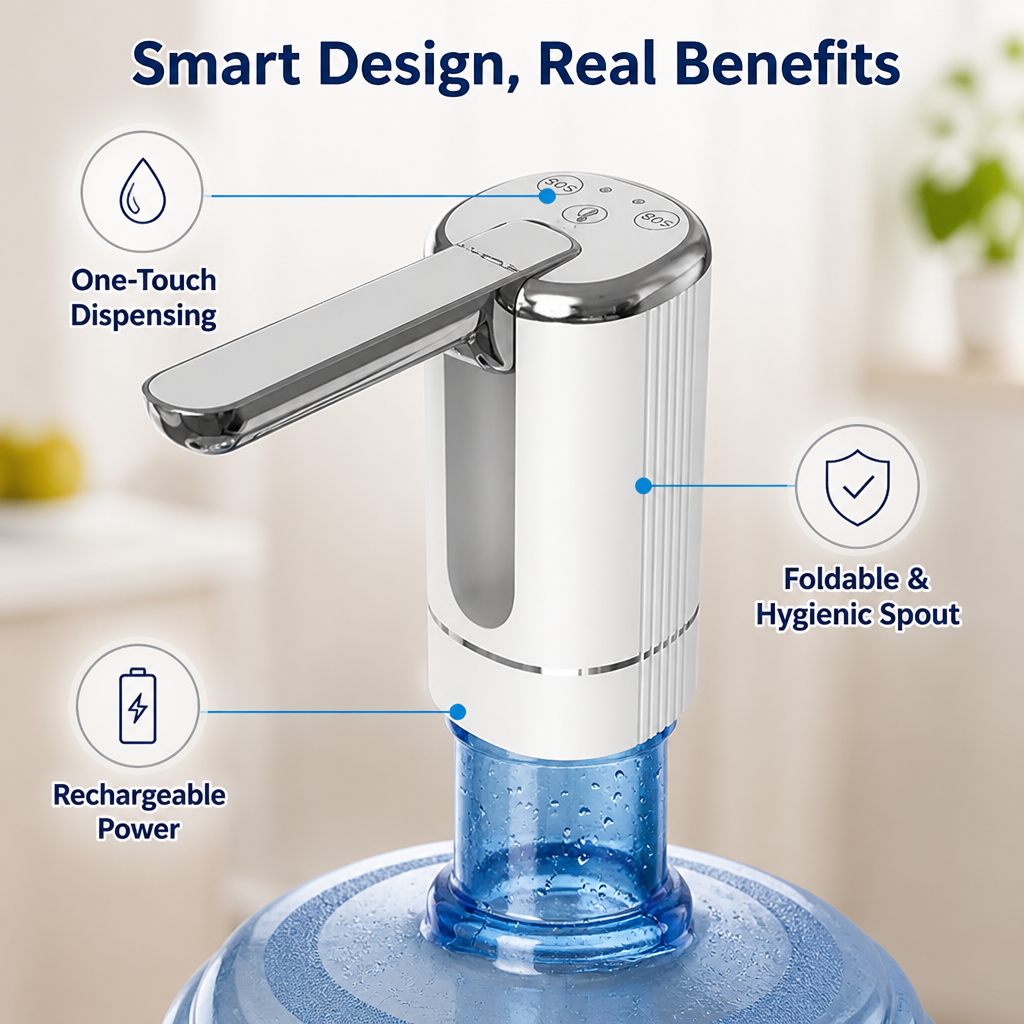 PurePour™ — Automatic Water Bottle Dispenser