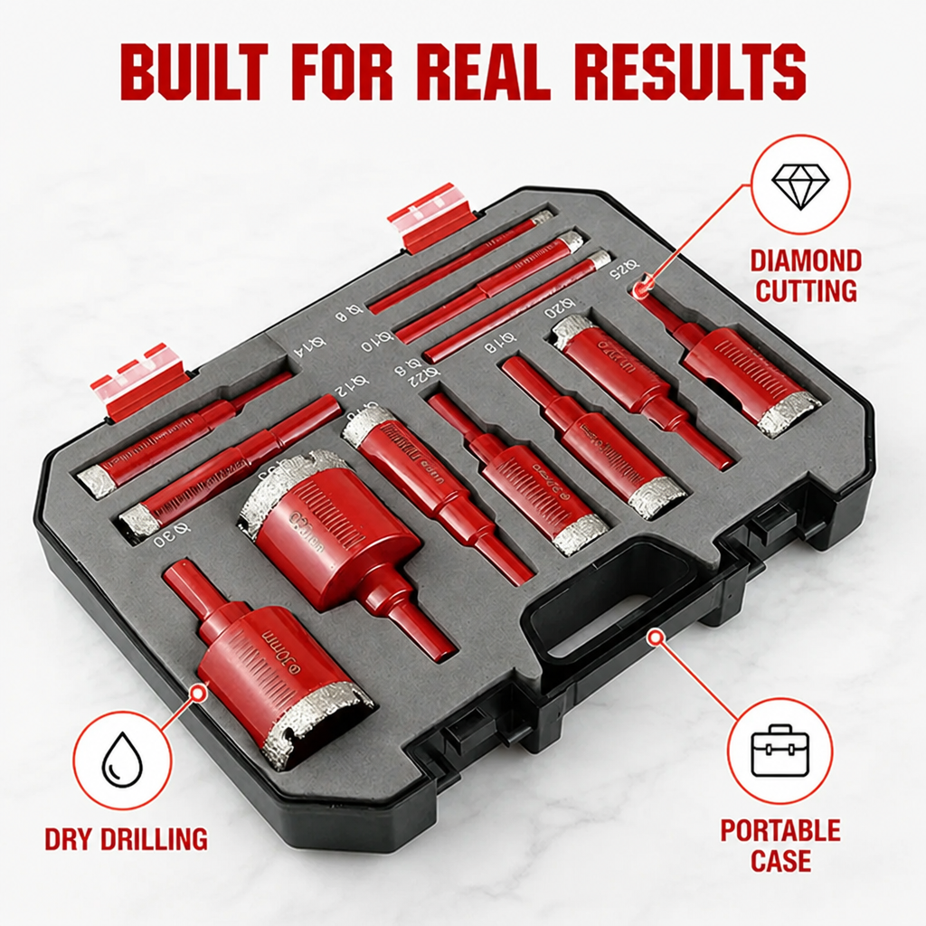 Drillora™ — Multi-Purpose Drill Bit Set
