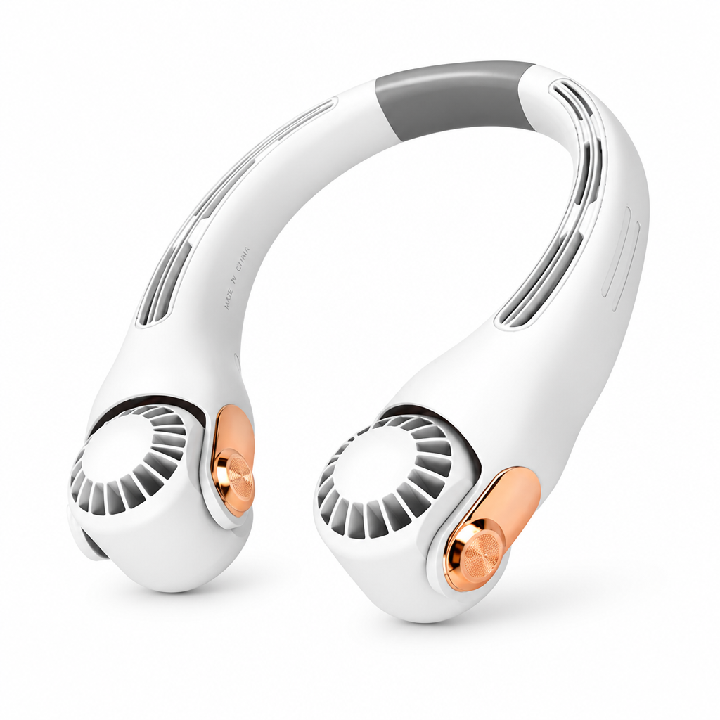 CoolLoop™ 360° Rotating Neck Fan — Hands-Free Cooling