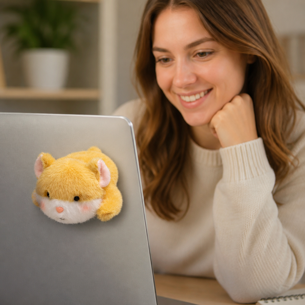 CozyPal™ — Soft Plush Bag & Laptop Buddy