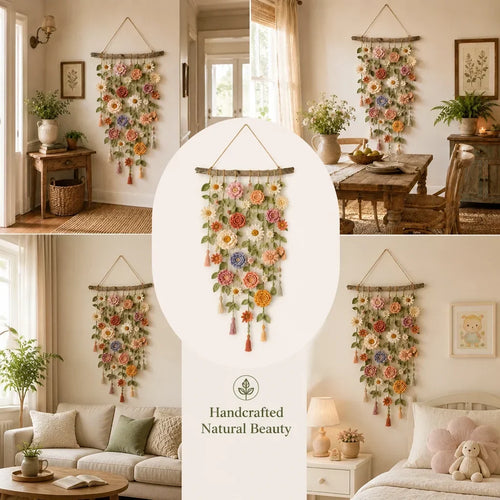 BloomTapestry™ — Floraler Wandbehang