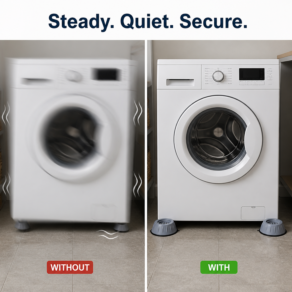 SpinGuard™ — Washing Machine Anti-Vibration Pads