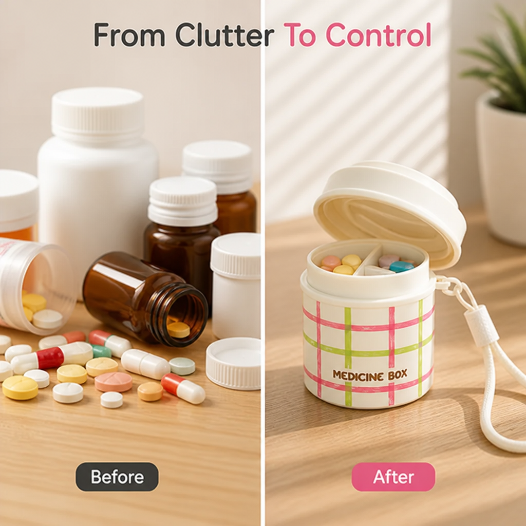 MedCarry™ — Portable Medicine Organizer
