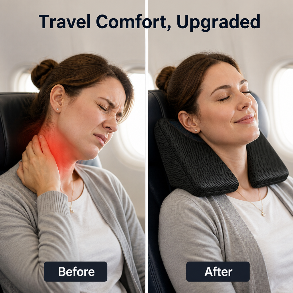 ComfortFold™ — Foldable Travel Support Pillow