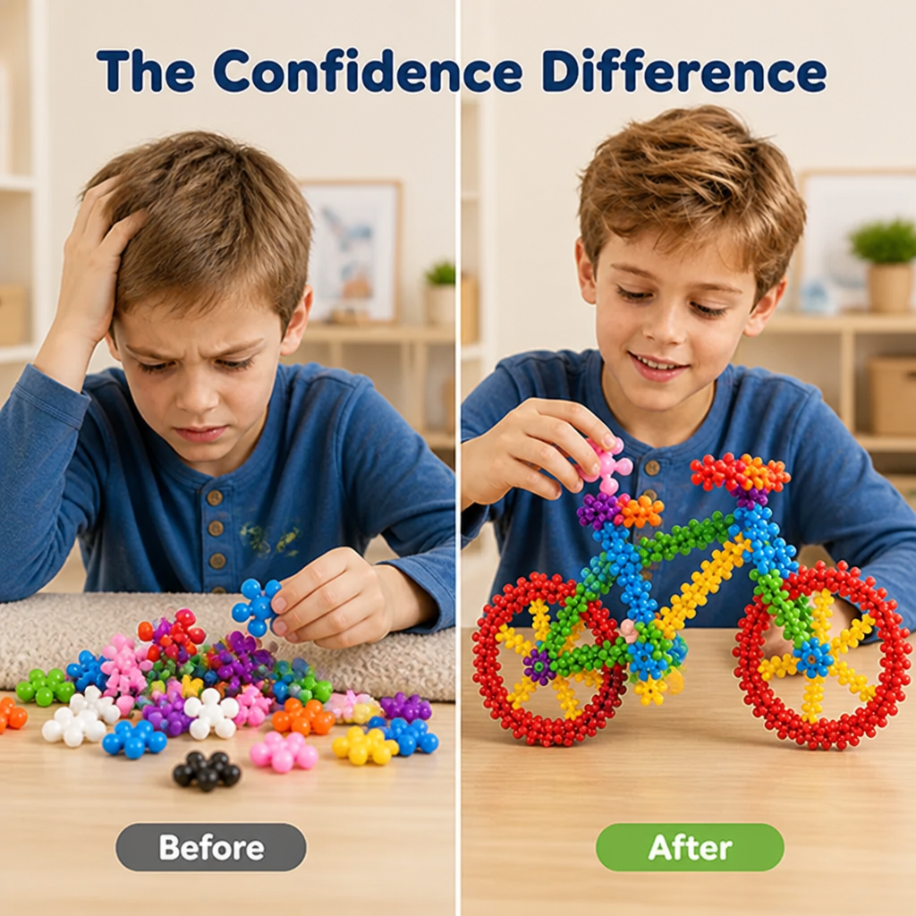 BuildBloom™ — Colorful Interlocking Building Blocks Set